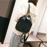 Autumn Winter PU Women's Backpack Soft Leather Female Backpack
