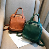Autumn Winter PU Women's Backpack Soft Leather Female Backpack