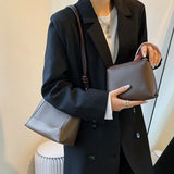 Retro Small Bag Women's Autumn Winter Wild Single Shoulder Bucket Bag
