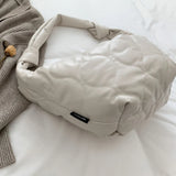 Autumn Winter Shopper Bag Dumplings Cotton Padded Crossbody Bags