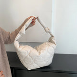 Autumn Winter Shopper Bag Dumplings Cotton Padded Crossbody Bags