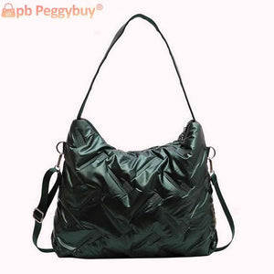 Quilted Shoulder Bag Large Capacity Crossbody Handbag for Women
