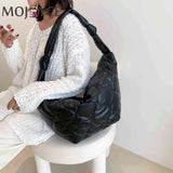 Cotton Padded Tote Crossbody Bags for Women