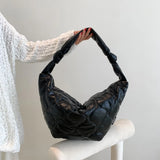 Autumn Winter Shoulder Bag Dumplings Cotton Padded Crossbody Bags Large Travel