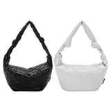 Autumn Winter Shoulder Bag Dumplings Cotton Padded Crossbody Bags Large Travel
