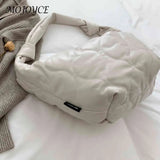 Autumn Winter Dumplings Shoulder Bag for Women Girl
