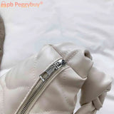 Autumn Winter Dumplings Shoulder Bag Cotton Padded Messenger Bag