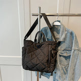 Quilted Crossbody Bag Large Capacity Shoulder Bag for Women