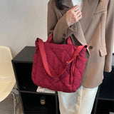 Quilted Crossbody Bag Large Capacity Shoulder Bag for Women