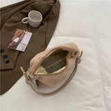 Shoulder Crossbody Bag for Women Plush Soft Underarm Bag Casual Ladies Handbags