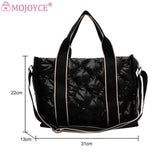Quilted Cotton Crossbody Satchel Large Capacity Handbag