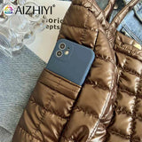 Quilted Clutch Handbag Nylon Top-handle Bag