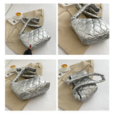 Quilted Rhombic Crossbody Bag for Women, Casual Handbag for Girls