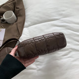 Autumn Winter Women Shoulder Bag Casual Quilted Female Underarm Bag