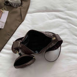Women Shoulder Bag Quilted Commute Bags Casual Soft Adjustable Solid Diamonds