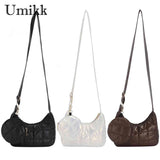 Quilted Cotton-Padded Shoulder Bag with Small Round Purse