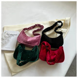 Autumn Women Large-capacity Shoulder Bags Casual Plush Warm Bags