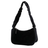 Autumn Women Large-capacity Shoulder Bags Casual Plush Warm Bags