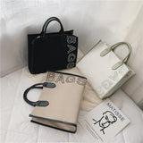 Autumn Women's Large Capacity Canvas Tote Bag