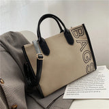 Autumn Women's Large Capacity Canvas Tote Bag