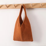 Soft Knitted Shoulder Bag Vintage Handbag