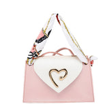 Silk Scarf Shoulder Bag for Autumn and Winter Style