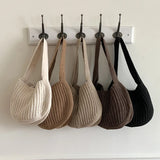 Hand Knitted Ethnic Bucket Bag for Women