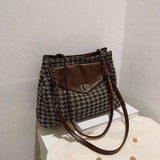 Autumn Winter Large Capacity Bag Women's Casual Shoulder Tote Bucket Bag