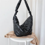 Autumn Winter Large Capacity Dumpling Bag High Nylon Ladies Shoulder Bag