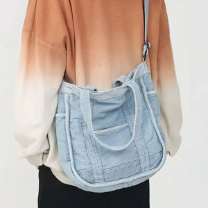 Autumn/Winter Retro Denim Shoulder Bag Tote Women Handbag