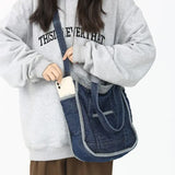 Autumn/Winter Retro Denim Shoulder Bag Tote Women Handbag