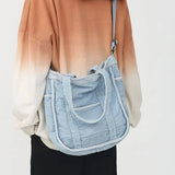 Autumn/Winter Retro Denim Shoulder Bag Tote Women Handbag