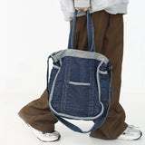 Autumn/Winter Retro Denim Shoulder Bag Tote Women Handbag
