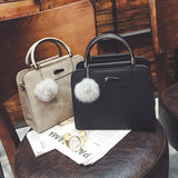 Autumn Winter Frosted Pattern Shoulder Bag