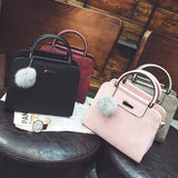 Autumn Winter Frosted Pattern Shoulder Bag