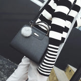 Autumn Winter Frosted Pattern Shoulder Bag