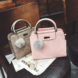 Autumn Winter Frosted Pattern Shoulder Bag
