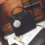 Autumn Winter Frosted Pattern Shoulder Bag