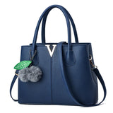 Autumn Winter Lychee Pattern Handbag Large Capacity Middle-Aged Mother Bag Women