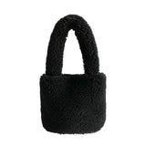 Autumn/Winter Plush Bag for Women 2022 - Luxury Lamb Wool Bucket Bag