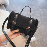Plush Women's Small Bag Handbag Shoulder Messenger Bag