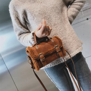 Plush Women's Small Bag Handbag Shoulder Messenger Bag