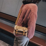 Plush Women's Small Bag Handbag Shoulder Messenger Bag