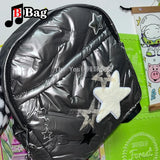 Women's Autumn/Winter Versatile Backpack with Star Decorative Bag