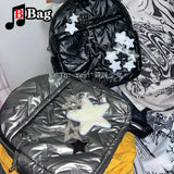 Women's Autumn/Winter Versatile Backpack with Star Decorative Bag