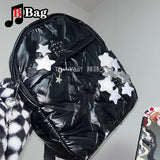 Women's Autumn/Winter Versatile Backpack with Star Decorative Bag