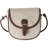Women's Lamb Wool Shoulder Bag Messenger Saddle Bag