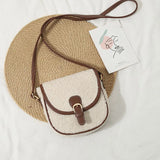 Women's Lamb Wool Shoulder Bag Messenger Saddle Bag