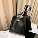 Retro Shoulder Bag Zipper Women's Bag Casual Shopping Bag