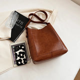 Retro Shoulder Bag Zipper Women's Bag Casual Shopping Bag